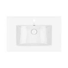 Раковина Qtap Albatross 700х460х180 White с донным клапаном QT01113070CW