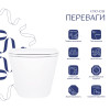 Купити Унітаз підвісний Qtap Robin безобідковий з сідінням Soft-close QT1333046ENRW , QT1333046ENRW / SD00033009 , в категории Унітази підвісні , от бренда Qtap  Інтернет-магазин сантехніки ✓ Кращі ціни на ринку ✓ Величезний вибір ✓ Гарантія ✓ Заходьте!