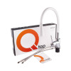 Купити Змішувач для кухні Qtap Spring з гнучким виливом QTSPRCRW007F1 Chrome/White , QTSPRCRW007F1 / SD00033497 , в категории Змішувачі для кухні , от бренда Qtap  Інтернет-магазин сантехніки ✓ Кращі ціни на ринку ✓ Величезний вибір ✓ Гарантія ✓ Заходьте!