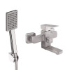 Купить Смеситель для ванны Lidz Kubis 006 с поворотным изливом (с душевым гарнитуром) (k35) LDKUB006NKS28536 Никель , LDKUB006NKS28536 / SD00034633 , в категории Смесители для ванной , от бренда Lidz  Интернет-магазин сантехники ✓ Лучшие цены на рынке ✓ О