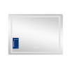 Купить Зеркало Qtap Mideya (DC-F908) 800х600 с подсветкой LED Touch, с антизапотеванием, с часами, димером, регулировкой яркости QT2078F908W , QT2078F908W / SD00034652 , в категории Зеркала в ванную , от бренда Qtap  Интернет-магазин сантехники ✓ Лучшие ц