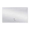 Купити Дзеркало Qtap Mideya (DC-F609) 1000х600 з LED-підсвічуванням Touch, з антизапотіванням, з годинником, димером, рег. яскравості QT2078F609W , QT2078F609W / SD00034654 , в категории Дзеркала у ванну , от бренда Qtap  Інтернет-магазин сантехніки ✓ Кра