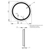 Купити Дзеркало Qtap Mideya (DC-F803) R600 з LED-підсвічуванням Touch, з антизапотіванням, з годинником, димером, рег. яскравості QT2078F803W , QT2078F803W / SD00034656 , в категории Дзеркала у ванну , от бренда Qtap  Інтернет-магазин сантехніки ✓ Кращі ц