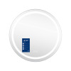 Купити Дзеркало Qtap Mideya (DC-F803) R600 з LED-підсвічуванням Touch, з антизапотіванням, з годинником, димером, рег. яскравості QT2078F803W , QT2078F803W / SD00034656 , в категории Дзеркала у ванну , от бренда Qtap  Інтернет-магазин сантехніки ✓ Кращі ц