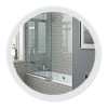 Купити Дзеркало Qtap Mideya (DC-F807) R600 з LED-підсвічуванням Touch, з антизапотіванням, з годинником QT2078F807W , QT2078F807W / SD00034657 , в категории Дзеркала у ванну , от бренда Qtap  Інтернет-магазин сантехніки ✓ Кращі ціни на ринку ✓ Величезний 