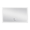 Купити Дзеркало Qtap Mideya Classic 1000х600 з LED-підсвічуванням Touch, з антизапотіванням, з годинником, димером, рег. яскравості QT2078F615W , QT2078F615W / SD00034658 , в категории Дзеркала у ванну , от бренда Qtap  Інтернет-магазин сантехніки ✓ Кращі