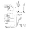 Купити Змішувач для душу Lidz Sofi 010 (з душовим гарнітуром) (k35) LDSOF010CRM29156 Chrome , LDSOF010CRM29156 / SD00035255 , в категории Змішувачі для душу , от бренда Lidz  Інтернет-магазин сантехніки ✓ Кращі ціни на ринку ✓ Величезний вибір ✓ Гарантія 