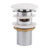 Купити Донний клапан для раковини Qtap F0081 70х70х120 White з переливом , QT066F0081W / SD00035439 , в категории Донні клапани та клік-клаки , от бренда Qtap  Інтернет-магазин сантехніки ✓ Кращі ціни на ринку ✓ Величезний вибір ✓ Гарантія ✓ Заходьте!