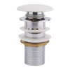 Купити Донний клапан для раковини Qtap F0081 70х70х120 White з переливом , QT066F0081W / SD00035439 , в категории Донні клапани та клік-клаки , от бренда Qtap  Інтернет-магазин сантехніки ✓ Кращі ціни на ринку ✓ Величезний вибір ✓ Гарантія ✓ Заходьте!