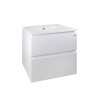 Купить Комплект Qtap Albatross 605х725х460 White тумба подвесная + раковина углубленная QT0172TP600D3060CW , QT0172TP600D3060CW / SD00036097 , в категории Шкафы под умывальник , от бренда Qtap  Интернет-магазин сантехники ✓ Лучшие цены на рынке ✓ Огромный
