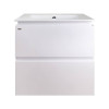 Купить Комплект Qtap Albatross 605х725х460 White тумба подвесная + раковина углубленная QT0172TP600D3060CW , QT0172TP600D3060CW / SD00036097 , в категории Шкафы под умывальник , от бренда Qtap  Интернет-магазин сантехники ✓ Лучшие цены на рынке ✓ Огромный