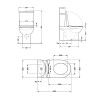 Купити Унітаз-компакт Qtap Stork безобідковий з сідінням Soft-close QT15222178W , QT15222178W / SD00036225 , в категории Унітази-компакти підлогові , от бренда Qtap  Інтернет-магазин сантехніки ✓ Кращі ціни на ринку ✓ Величезний вибір ✓ Гарантія ✓ Заходьт