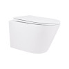 Купить Настенный унитаз Qtap Swan безободковый с мягким закрыванием крышки QT16335178W , QT16335178W / SD00036227 , в категории Унитазы подвесные , от бренда Qtap  Интернет-магазин сантехники ✓ Лучшие цены на рынке ✓ Огромный выбор ✓ Гарантия ✓ Заходите!
