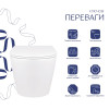 Купить Настенный унитаз Qtap Swan безободковый с мягким закрыванием крышки QT16335178W , QT16335178W / SD00036227 , в категории Унитазы подвесные , от бренда Qtap  Интернет-магазин сантехники ✓ Лучшие цены на рынке ✓ Огромный выбор ✓ Гарантия ✓ Заходите!