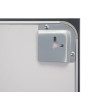 Купити Дзеркало Qtap Mideya (DC-F614) 1000х800 з LED-підсвічуванням Touch, з антизапотіванням, з годинником, димером, рег. яскравості QT2078F614W , QT2078F614W / SD00036735 , в категории Дзеркала у ванну , от бренда Qtap  Інтернет-магазин сантехніки ✓ Кра