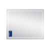 Купити Дзеркало Qtap Mideya (DC-F910) 1000х800 з LED-підсвічуванням Touch, з антизапотіванням, з годинником, димером, рег. яскравості QT2078F910W , QT2078F910W / SD00036736 , в категории Дзеркала у ванну , от бренда Qtap  Інтернет-магазин сантехніки ✓ Кра