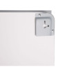 Купити Дзеркало Qtap Mideya (DC-F937) 600х800 з LED-підсвічуванням Touch, з антизапотіванням, з годинником, димером, рег. яскравості QT2078F937W , QT2078F937W / SD00036740 , в категории Дзеркала у ванну , от бренда Qtap  Інтернет-магазин сантехніки ✓ Кращ