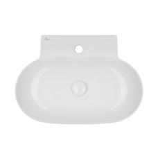 Раковина Qtap Cardinal 565х400х130 White з донним клапаном QT0411K177W