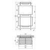 Купити Полка універсальна Lidz Radom 0608 3 ярусна LDRAD0608CRM32486 Chrome , LDRAD0608CRM32486 / SD00038588 , в категории Полиці , от бренда Lidz  Інтернет-магазин сантехніки ✓ Кращі ціни на ринку ✓ Величезний вибір ✓ Гарантія ✓ Заходьте!