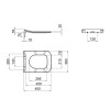 Купить Сиденье для унитаза Qtap (Crow) с микролифтом Slim QT0599SC2170W , QT99SC2170W / SD00038756 , в категории Комплектующие к унитазам , от бренда Qtap  Интернет-магазин сантехники ✓ Лучшие цены на рынке ✓ Огромный выбор ✓ Гарантия ✓ Заходите!