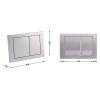 Купити Панель змиву для унітаза Qtap Nest QT0111M06029SAT , QT0111M06029SAT / SD00038772 , в категории Кнопки для інсталяції , от бренда Qtap  Інтернет-магазин сантехніки ✓ Кращі ціни на ринку ✓ Величезний вибір ✓ Гарантія ✓ Заходьте!