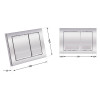 Купити Панель змиву для унітаза Qtap Nest QT0111M06028CRM , QT0111M06028CRM / SD00038773 , в категории Кнопки для інсталяції , от бренда Qtap  Інтернет-магазин сантехніки ✓ Кращі ціни на ринку ✓ Величезний вибір ✓ Гарантія ✓ Заходьте!