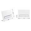 Купить Панель смыва для унитаза Qtap Nest QT0111M08V1384W , QT0111M08V1384W / SD00038777 , в категории Кнопки для инсталляции , от бренда Qtap  Интернет-магазин сантехники ✓ Лучшие цены на рынке ✓ Огромный выбор ✓ Гарантия ✓ Заходите!
