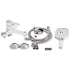 Купити Змішувач для ванни Qtap Grand (з душовим гарнітуром) QTGRAWCR006 Chrome/White , QTGRAWCR006 / SD00039611 , в категории Змішувачі для ванної , от бренда Qtap  Інтернет-магазин сантехніки ✓ Кращі ціни на ринку ✓ Величезний вибір ✓ Гарантія ✓ Заходьте