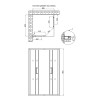 Купити Душова кабіна Qtap Taurus WHI1099SC6 90х90 см, скло Clear 6 мм покриття CalcLess, без піддона , TAUWHI1099SC6 / SD00039702 , в категории Душові кабіни , от бренда Qtap  Інтернет-магазин сантехніки ✓ Кращі ціни на ринку ✓ Величезний вибір ✓ Гарантія