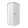Купити Душова кабіна Qtap Taurus CRM1011AC6 100х100 см, скло Clear 6 мм покриття CalcLess, без піддона , TAUCRM1011AC6 / SD00039706 , в категории Душові кабіни , от бренда Qtap  Інтернет-магазин сантехніки ✓ Кращі ціни на ринку ✓ Величезний вибір ✓ Гарант