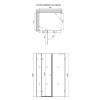 Купить Душевая кабина Qtap Capricorn CRM1018RC6 100х80 см, стекло Clear 6 мм, CalcLess, без поддона , CAPCRM1018RC6 / SD00039711 , в категории Душевые кабины , от бренда Qtap  Интернет-магазин сантехники ✓ Лучшие цены на рынке ✓ Огромный выбор ✓ Гарантия 