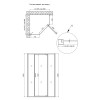 Купити Душова кабіна Qtap Scorpio BLA10995-AC6 90х90 см, скло Clear 6 мм, CalcLess, без піддона , SCOBLA10995AC6 / SD00039715 , в категории Душові кабіни , от бренда Qtap  Інтернет-магазин сантехніки ✓ Кращі ціни на ринку ✓ Величезний вибір ✓ Гарантія ✓ З