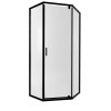 Купити Душова кабіна Qtap Scorpio BLA10995-AC6 90х90 см, скло Clear 6 мм, CalcLess, без піддона , SCOBLA10995AC6 / SD00039715 , в категории Душові кабіни , от бренда Qtap  Інтернет-магазин сантехніки ✓ Кращі ціни на ринку ✓ Величезний вибір ✓ Гарантія ✓ З