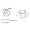 Купити Кухонна мийка Lidz D510/200 BLA-03 (LIDZBLA03D510200) , LIDZBLA03D510200 / SD00039816 , в категории Кухонні мийки з каменю , от бренда Lidz  Інтернет-магазин сантехніки ✓ Кращі ціни на ринку ✓ Величезний вибір ✓ Гарантія ✓ Заходьте!