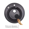Купити Кухонна мийка Lidz D510/200 BLA-03 (LIDZBLA03D510200) , LIDZBLA03D510200 / SD00039816 , в категории Кухонні мийки з каменю , от бренда Lidz  Інтернет-магазин сантехніки ✓ Кращі ціни на ринку ✓ Величезний вибір ✓ Гарантія ✓ Заходьте!