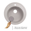 Купити Кухонна мийка Lidz D510/200 GRA-09 (LIDZGRA09D510200) , LIDZGRA09D510200 / SD00039818 , в категории Кухонні мийки з каменю , от бренда Lidz  Інтернет-магазин сантехніки ✓ Кращі ціни на ринку ✓ Величезний вибір ✓ Гарантія ✓ Заходьте!