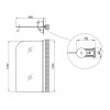 Купити Штора на ванну Lidz Brama SS80x140R.CRM.FR скло Frost 6 мм, права , LBSS80140RCRMFR / SD00039874 , в категории Шторки у ванну , от бренда Lidz  Інтернет-магазин сантехніки ✓ Кращі ціни на ринку ✓ Величезний вибір ✓ Гарантія ✓ Заходьте!