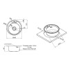 Купити Кухонна мийка Lidz 490-A 0,6 мм Micro Decor (LIDZ490AMDEC06) , LIDZ490AMDEC06 / SD00040383 , в категории Кухонні мийки з нержавіючої сталі , от бренда Lidz  Інтернет-магазин сантехніки ✓ Кращі ціни на ринку ✓ Величезний вибір ✓ Гарантія ✓ Заходьте!