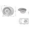 Купить Кухонна мийка Lidz 5745 0,8 мм Micro Decor (LIDZ5745MDEC) , LIDZ5745MDEC08 / SD00040853 , в категории Кухонные мойки из нержавеющей стали , от бренда Lidz  Интернет-магазин сантехники ✓ Лучшие цены на рынке ✓ Огромный выбор ✓ Гарантия ✓ Заходите!