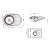 Купити Кухонна мийка Lidz 7750 0,8 мм Micro Decor (LIDZ7750MDEC) , LIDZ7750MDEC08 / SD00040856 , в категории Кухонні мийки з нержавіючої сталі , от бренда Lidz  Інтернет-магазин сантехніки ✓ Кращі ціни на ринку ✓ Величезний вибір ✓ Гарантія ✓ Заходьте!