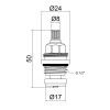 Купить Кран-букса для змішувача Lidz Repair 03100 1/2 резина LDREP0310034813 , LDREP0310034813 / SD00040917 , в категории Картриджы , от бренда Lidz  Интернет-магазин сантехники ✓ Лучшие цены на рынке ✓ Огромный выбор ✓ Гарантия ✓ Заходите!
