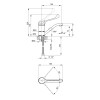 Купить Смеситель для раковины с изогнутым изливом Lidz Watt 002M (k40) LDWAT002MCRM34861 Хром , LDWAT002MCRM34861 / SD00040965 , в категории Смесители для кухни , от бренда Lidz  Интернет-магазин сантехники ✓ Лучшие цены на рынке ✓ Огромный выбор ✓ Гарант