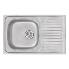 Кухонна мийка Qtap 7850 0,8 мм Satin (QT7850SAT08)