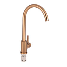 Смеситель для кухни Qtap Kuchyne QTD007FBRPVD Antic Bronze PVD (D007FBR PVD)