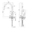 Купити Змішувач для кухні Qtap Kuchyne QTD007FBLPVD Black PVD (Titanium D007FBL) , QTD007FBLPVD / SD00041097 , в категории Змішувачі для кухні , от бренда Qtap  Інтернет-магазин сантехніки ✓ Кращі ціни на ринку ✓ Величезний вибір ✓ Гарантія ✓ Заходьте!
