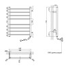 Купить Сушилка для полотенец электрическая Qtap Evia (WHI) 11112R , QTEVIWHI11112R / SD00041461 , в категории Полотенцесушители электрические , от бренда Qtap  Интернет-магазин сантехники ✓ Лучшие цены на рынке ✓ Огромный выбор ✓ Гарантия ✓ Заходите!