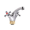Купити Змішувач для раковини Lidz Lamb 161F двохвентильний LDLAM161FCRM35446 Chrome , LDLAM161FCRM35446 / SD00041550 , в категории Змішувачі для умивальника , от бренда Lidz  Інтернет-магазин сантехніки ✓ Кращі ціни на ринку ✓ Величезний вибір ✓ Гарантія 