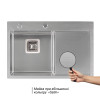 Купить Набір 3 в 1 Qtap кухонна мийка DK6845L 3.0/1.2 мм Satin + сушарка + дозатор для миючого засобу , QTDK6845LSET3012 / SD00041551 , в категории Кухонные наборы , от бренда Qtap  Интернет-магазин сантехники ✓ Лучшие цены на рынке ✓ Огромный выбор ✓ Гар
