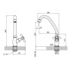Купить Монокран для кухні Lidz Dominox 269F LDDOM269FCRM35533 Chrome , LDDOM269FCRM35533 / SD00041636 , в категории Смесители для кухни , от бренда Lidz  Интернет-магазин сантехники ✓ Лучшие цены на рынке ✓ Огромный выбор ✓ Гарантия ✓ Заходите!