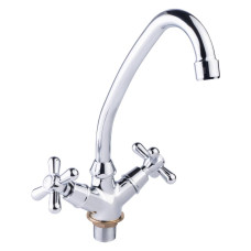 Смеситель для кухни Lidz Dominox 271FK двухвентильный LDDOM271FKCRM35536 Хром